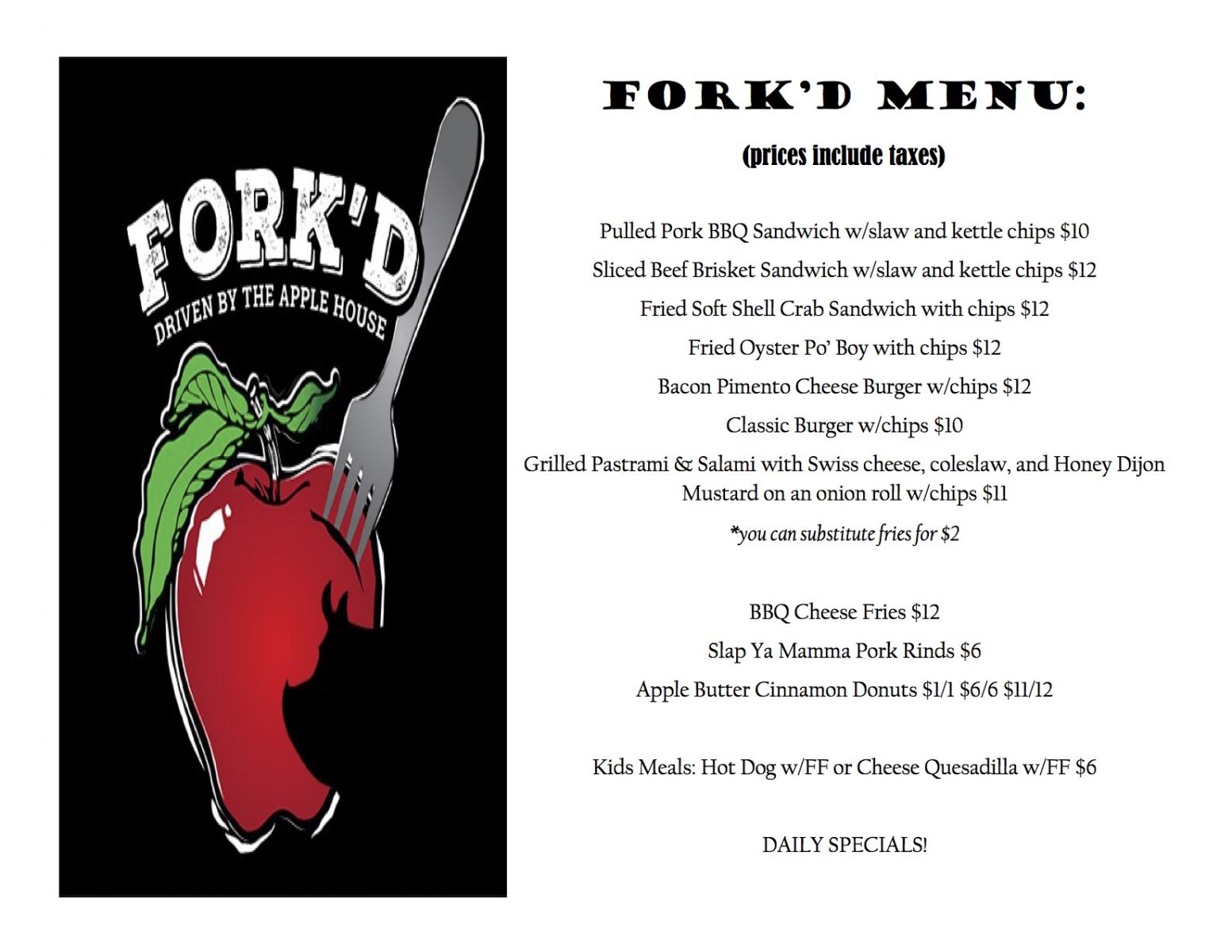 Fork'd Food Truck OnSite Old Bust Head